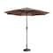 Nature Spring Nature Spring 9Ft Patio Umbrella- Auto Tilt, Brown 514804HKM - alternate 1